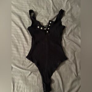 black bodysuit